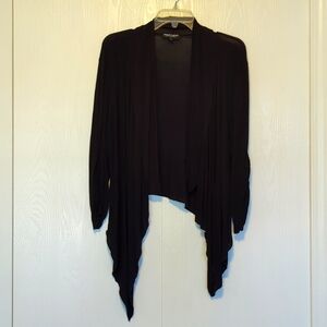 About a Girl Los Angeles Long Sleeve Size XL Open Cardigan Black